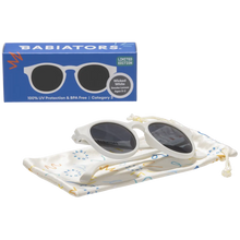 Load image into Gallery viewer, Wicked White Keyhole Kids Sunglasses