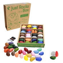 Load image into Gallery viewer, Just Rocks in a Box - 32 Colors / 64 Crayons