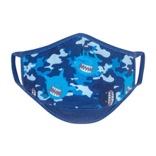 Load image into Gallery viewer, Organic Reusable Masks 3pk - Shark Multi - 3y+