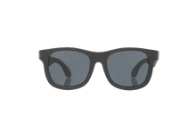 Load image into Gallery viewer, Jet Black Navigator Kids Sunglasses

