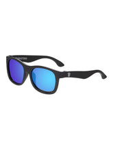 Load image into Gallery viewer, Polarized Navigator: Jet Black | Cobalt Mirrored Lens
