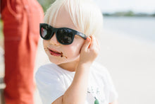 Load image into Gallery viewer, Jet Black Navigator Kids Sunglasses
