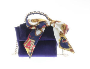 B9559 Velvet Purse w/ Scarf