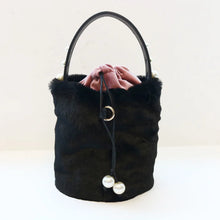 Load image into Gallery viewer, BG20 B20107/9565 Furry Bucket Purse
