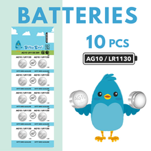 Load image into Gallery viewer, Ditty Bird AG10 Batteries - 10 Pack
