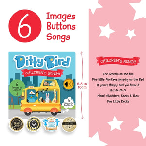 Ditty Bird Baby Sound Book: Children´s Songs