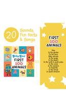 Load image into Gallery viewer, Ditty Bird Baby Sound Book - A favorite: First 100 Animals
