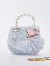 Load image into Gallery viewer, B1213 Unicorn Furry Purse
