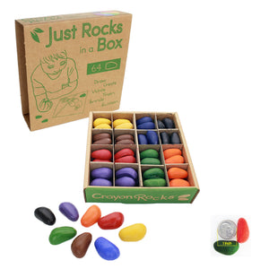 Just Rocks in a Box 8 Colors / 64 Crayons