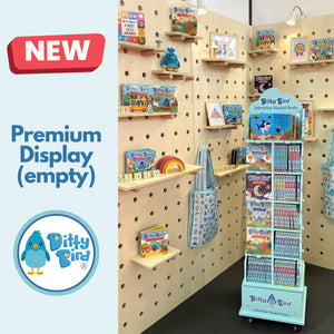 NEW PREMIUM DISPLAY (empty) DITTY BIRD BOOKS