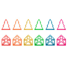 Load image into Gallery viewer, Neon Kids Houses &amp; Trees 6 Pack (Assorted Neon Colors)
