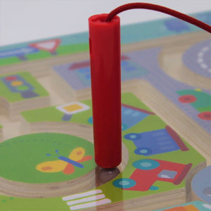 Town Maze Magnetic Game