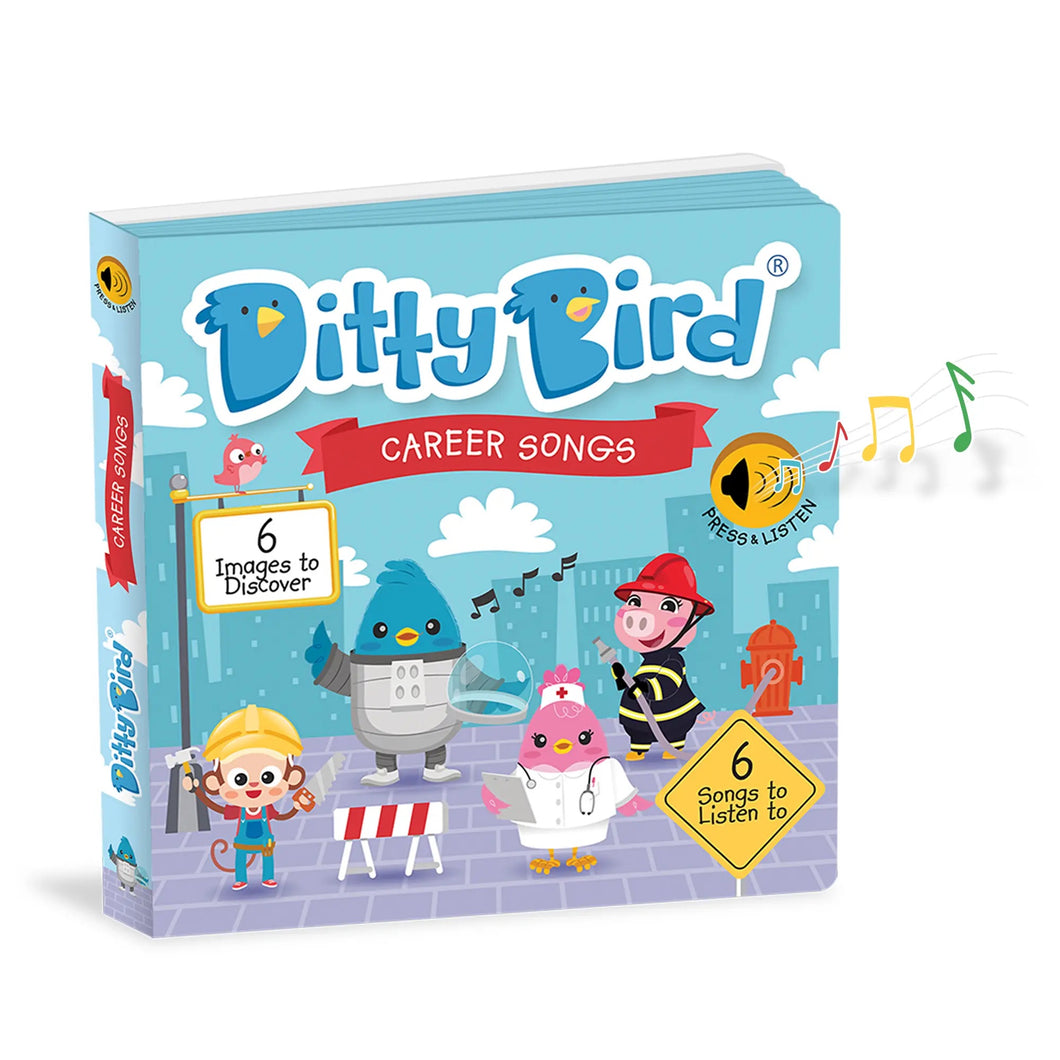 Ditty Bird Baby Sound Book: Career songs