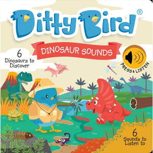 Ditty Bird Baby Sound Book: Dinosaur sounds