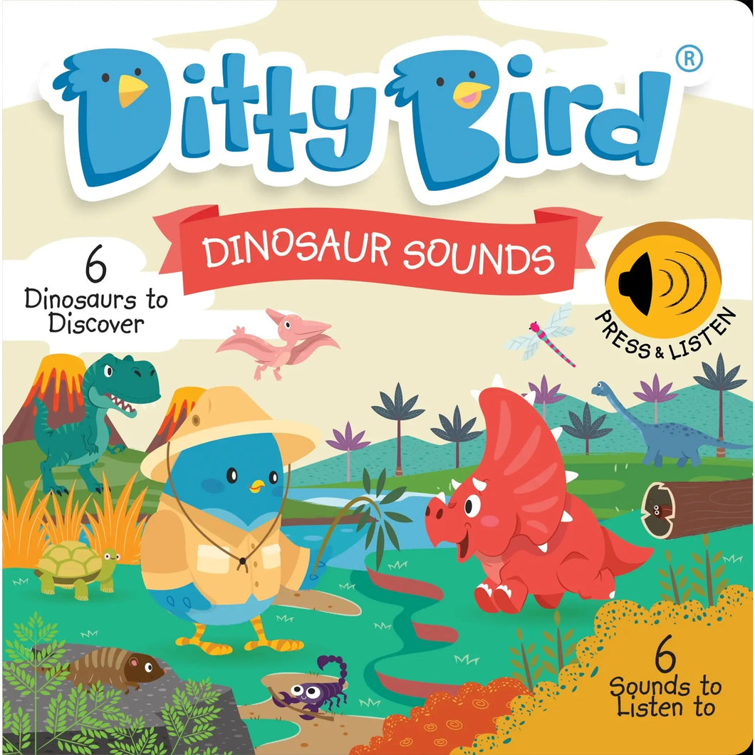 Ditty Bird Baby Sound Book: Dinosaur sounds