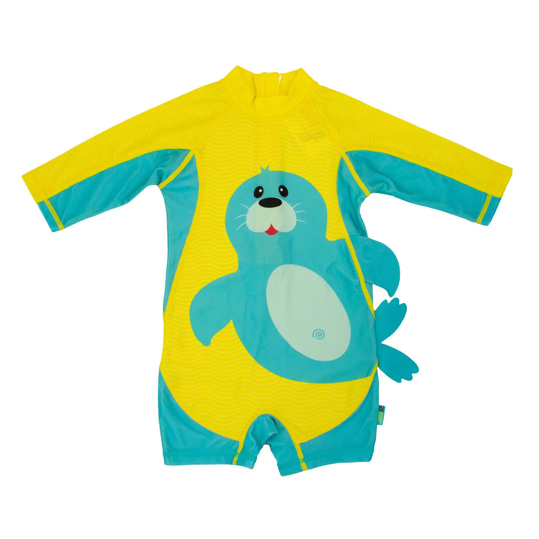 Baby/Toddler One Piece Surf Suit - Seal